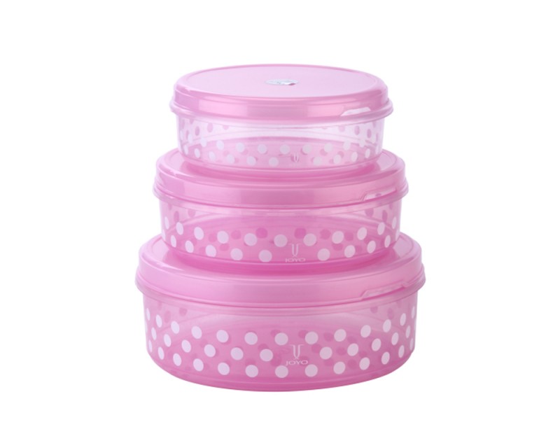 Food Keeper Set Printed (Polka)