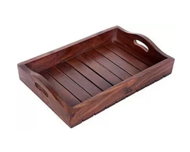 Wood Handmade & Handcrafted Wooden Serving Tray