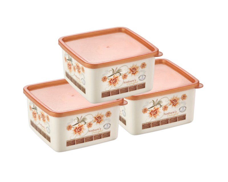 Fresia Container 1,2,3 (3 Pcs Set) Opaque Printed Deluxe