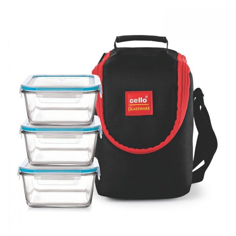 Cello Fresh-O Square (Set of 03)