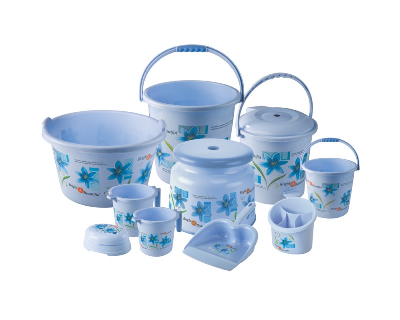 Bathroom Set Jumbo Printed 10 Pcs