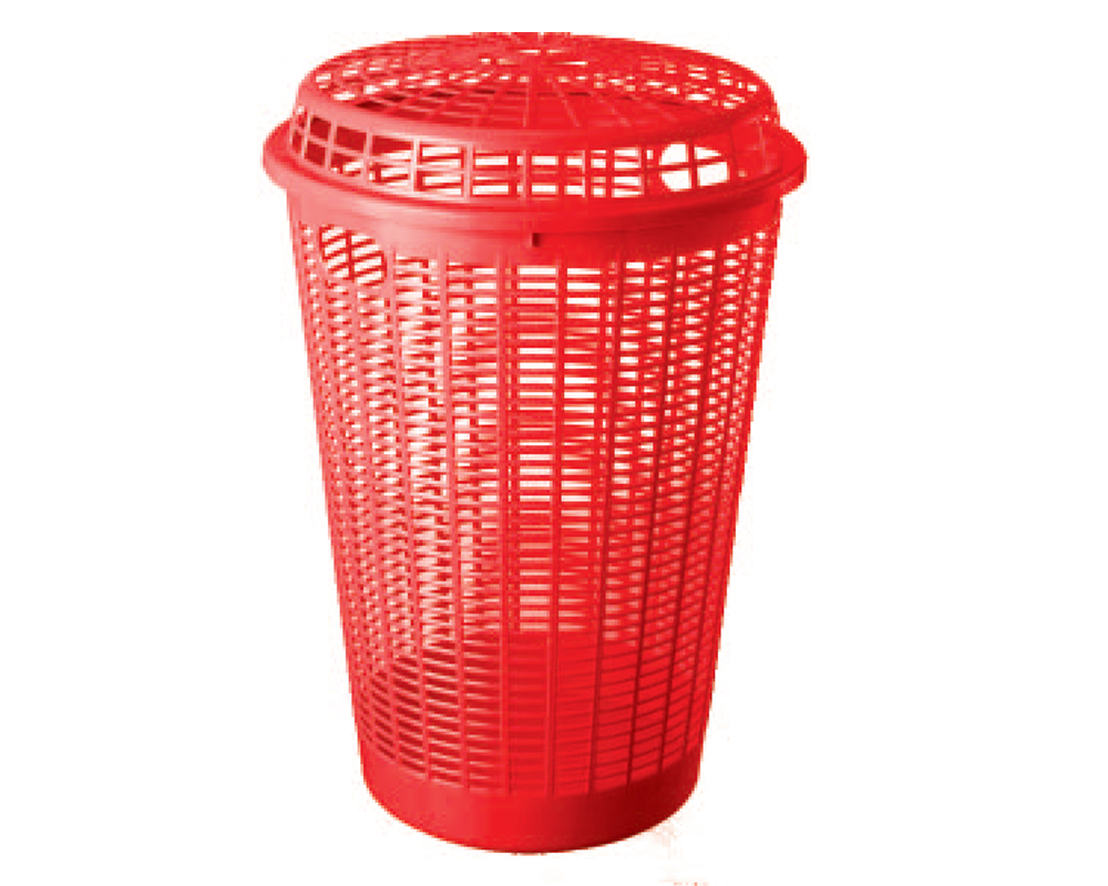 Ratan Capsule Laundry Basket with Lid