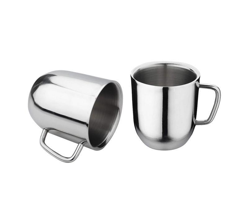 Double Wall Steel Mugs And Cups