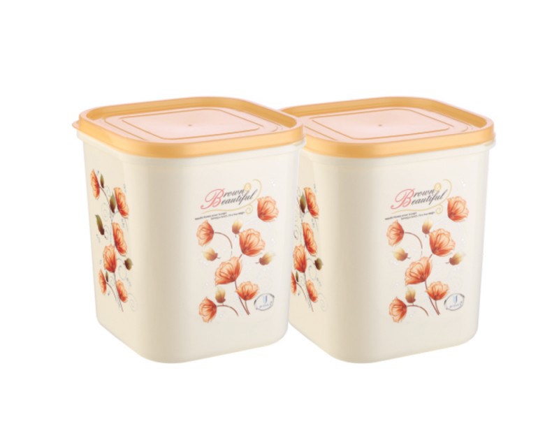 Kitchen Classic Container 25 (2 Pcs Set) Tr. Printed