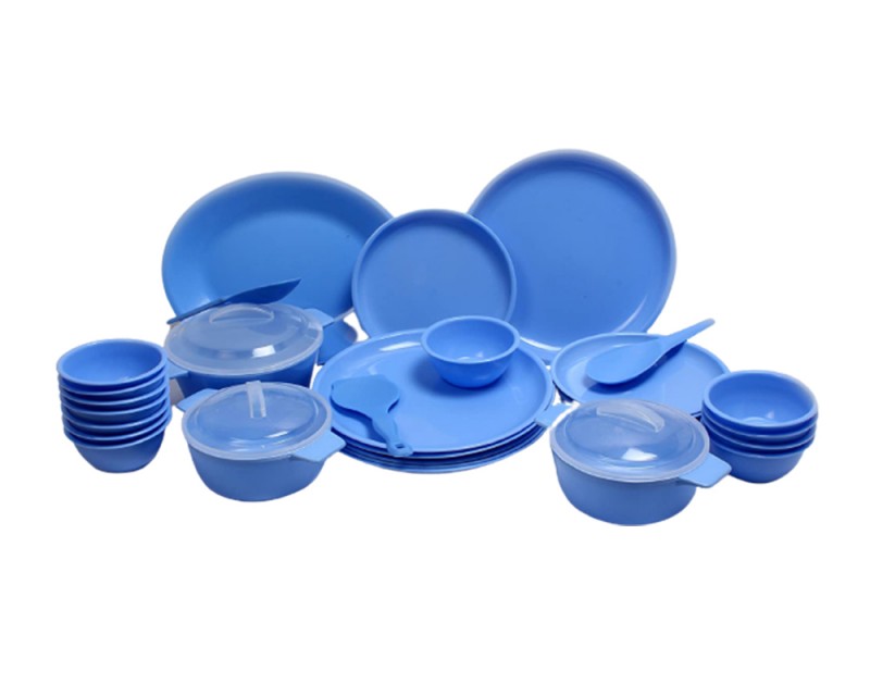 Trust Microwave 34 Pcs Dinner Set Blue