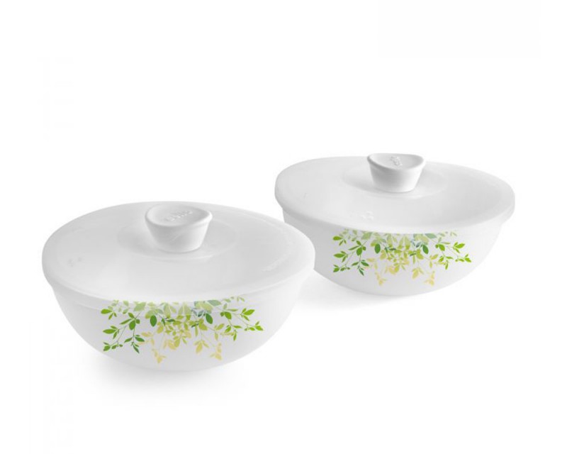 Royale Mixing Bowl Medium Set Green Ochard