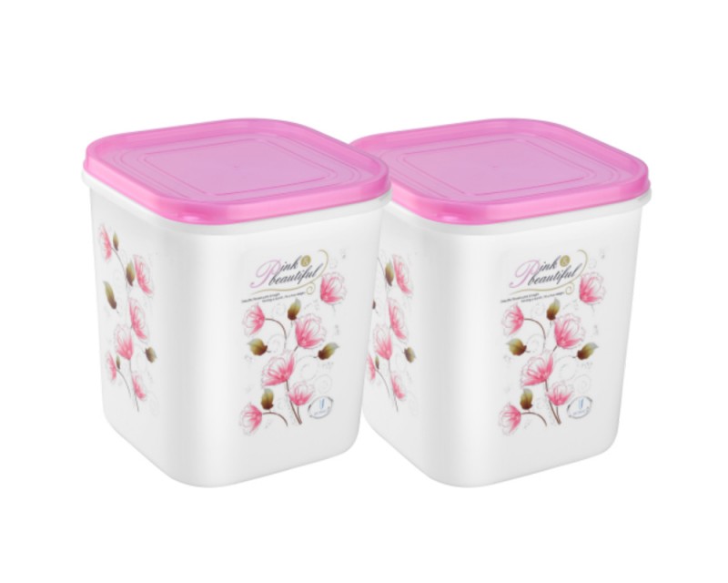 Kitchen Classic Container 35 (2 Pcs Set) Tr. Printed