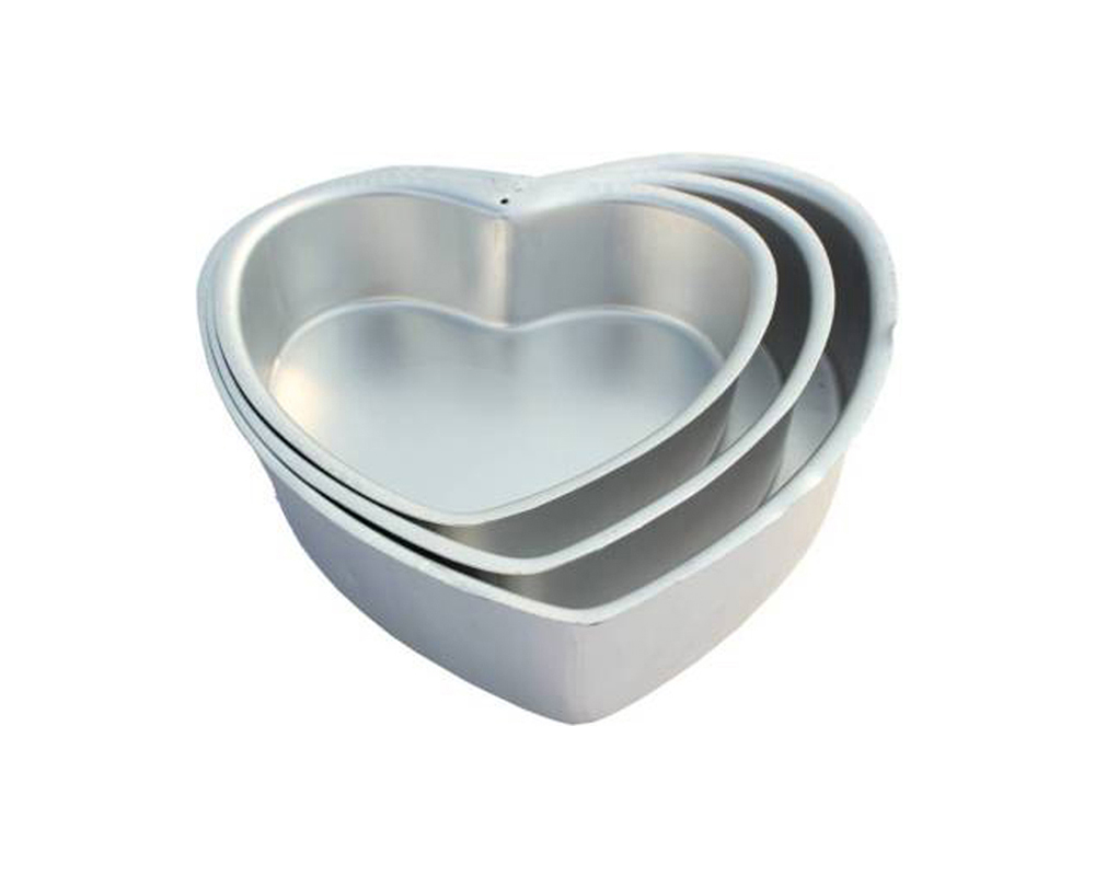 Aluminum  Heart Shape Cake Mould