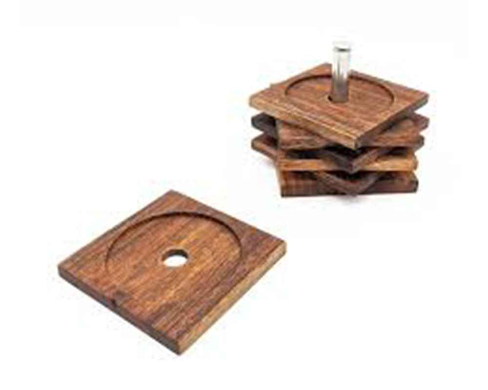 JVS Wood Square Coaster