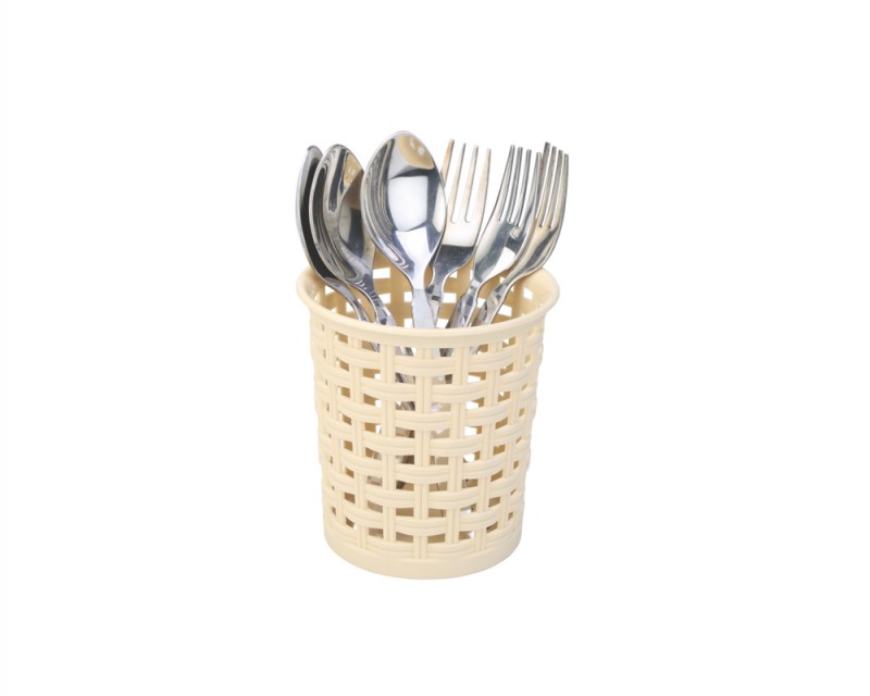 Cane Cutlery Stand